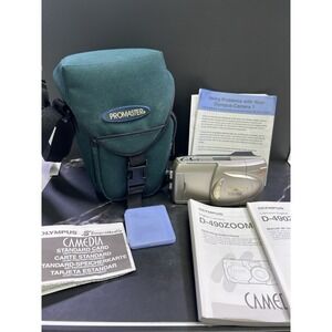 Olympus Camedia D-490 Digital Point and Shoot Camera Bundle Parts Only